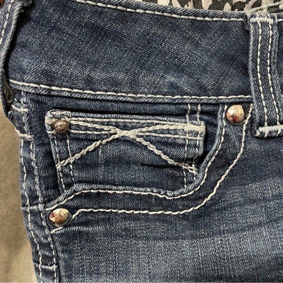 Ariat Real Denim Low Rise Bootcut Jeans Size 26 Short Western Cowgirl - Picture 4 of 12
